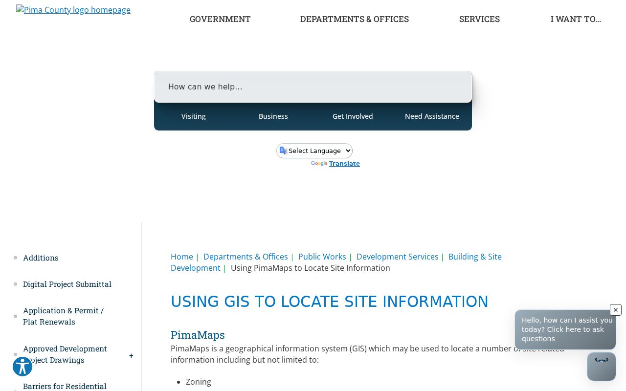 Pima County neighbors lookup with PimaMaps adjacent parcels